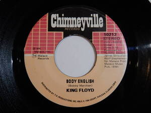 King Floyd Body English / I Really Love You Chimneyville US 10212 200779 SOUL ソウル レコード 7インチ 45