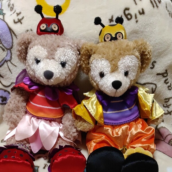 ダッフィー&シェリーメイ ぬいぐるみハロウィンコスチューム付き