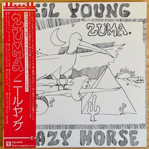 LP■ROCK/NEIL YOUNG & CRAZY HORSE/ZUMA/REPRISE P-10090R/国内76年ORIG OBI/帯 美品/ニール・ヤング & クレイジー・ホース/ズマ/超名盤！