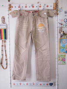 ! clothes 4787_P5! jeans? beige group. color GOTCHA Gotcha size М W= measurement .85cm rank length of the legs 75cm rank Used ~iiitomo~