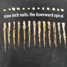 NINE INCH NAILS DOWNWORD SPIRAL 1994 VINTAGE T SHIRT ナインインチネイルズ ヴィンテージ ビンテージ Tシャツ travis scott 着用 tee_画像3