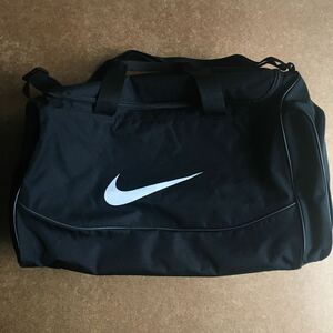 NIKE ボストンバッグ 002-14 ブラック ホワイト 49L ナイキ スウォッシュ スポーツバッグ