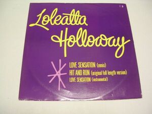 ●DISCO DANCE 12inch●LOLEATTA HOLLOWAY / LOVE SENSATION REMIX