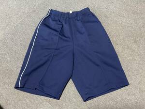  extra-large Scott gym uniform gym uniform navy blue color white line short bread shorts made in Japan article limit Club Scott Dubey Star 5L rank F180 *