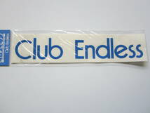 Club Endless クラブ エンドレス ブレーキ ブルー 青 ステッカー /当時物 デカール 自動車 バイク オートバイ レーシング ② S20 _画像3