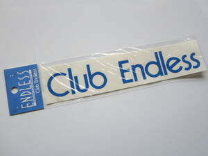 Club Endless クラブ エンドレス ブレーキ ブルー 青 ステッカー /当時物 デカール 自動車 バイク オートバイ レーシング ② S20 