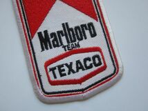 希少 Marlboro TEXACO マルボロ テキサコ タバコ オイル ワッペン/ビンテージ 自動車 レーシング 企業 スポンサー 152_画像2