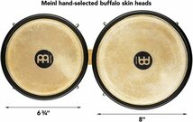 MEINL Percussion マイネル ボンゴ Headliner Series Wood Bongo HB100NT Natural_画像2