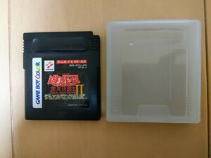 遊戯王闇界決闘記　Ⅱ　デュエルモンスターズ ゲームボーイカラー ソフト ケース付き