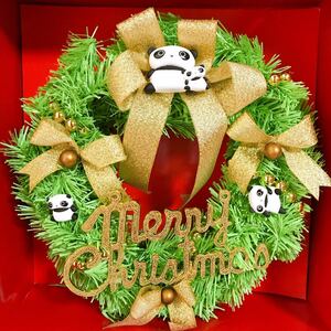  Tarepanda [San-X] Christmas wreath Xmas Christmas sun X green not for sale 