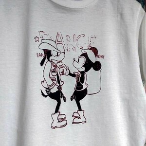 送込　セディショナリーズ風　サタデーナイトカウボーイ　半袖Tシャツ 白 XLサイズ