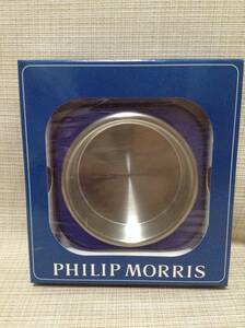 フィリップモリス 灰皿 ブルー(青) PHILIP MORRIS