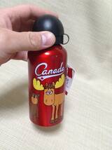 カナダ Snowcap アルミボトル レッド(赤) トナカイ＆クマ 水筒 Canada 熊 WATER BOTTLE/EAU BOUTEILLE_画像10