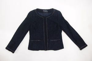 anysis tweed jacket (3)11 number Onward . mountain wool . chain attaching no color blouson ( black black ) formal ceremony 