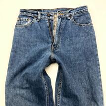 リーバイス ☆ LEVIS W515 デニムパンツ ジーンズ ボトムス W31 レトロな風合いブルー♪ アメカジ ストリート 古着MIXスタイル■Ja4880_画像4