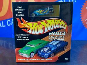 ホットウィール HOTWHEELS PHAETON 2003 CAR A DAY CALENDAR 35YEARS カレンダー 未開封