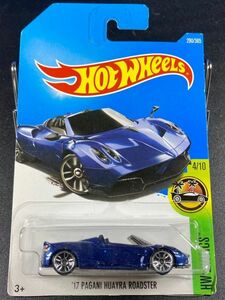 ホットウィール HOTWHEELS 17 PAGANI HUAYRA ROADSTER パガーニ ウアイラ ロードスター 青