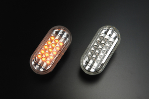 LEDサイドマーカー　ニッサン用　2個セット　クリアワールド　Z11キューブ/C11ティーダ/K12マーチ/他　SMN-11L