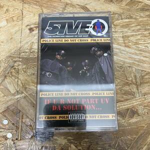 シHIPHOP,R&B 5IVE - IF U R NOT PART UV DA SOLUTION... アルバム,名作!!!! TAPE 中古品