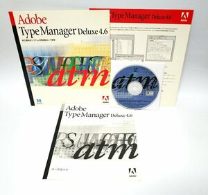 [ including in a package OK] Adobe Type Manager Deluxe 4.6 / font control soft / TrueType FONT / small . tomorrow morning another / Mac version 