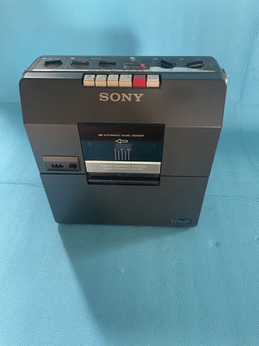 激安の SONY TCM-1390 ソニー ポータブルカセットレコーダー テープ 