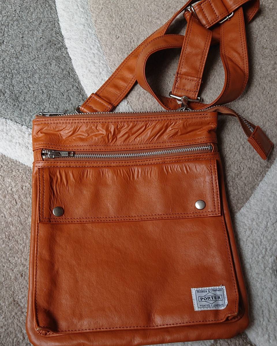 格安新品 【激レア】PORTER ポーター 2WAY 縦型 ショルダーバック ロゴ