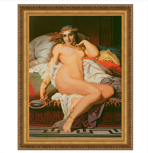 フリュネ（プリュネ) 1850年、キャンバスレプリカ（模写）/ギュスターヴ・ブーランジェ (1824-1888) 作/誕生日贈り物（輸入品