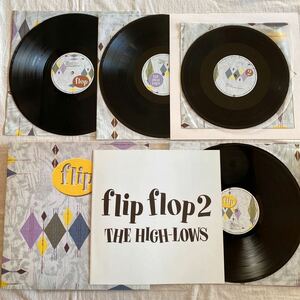 flip flop 2 ザハイロウズ LPレコード アナログ　4枚組　THE HIGH LOWS 甲本ヒロト　真島昌利