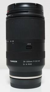 [ postage * consumption tax none ]TAMRON ( Tamron ) 28-200mm F/2.8-5.6 Di III RXD (Model A071) SONY Sony E mount [ protect filter attaching ]