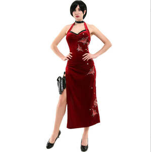 【甜】エイダ・ウォン Ada Wong チャイナドレス 特務員 コスプレ衣装