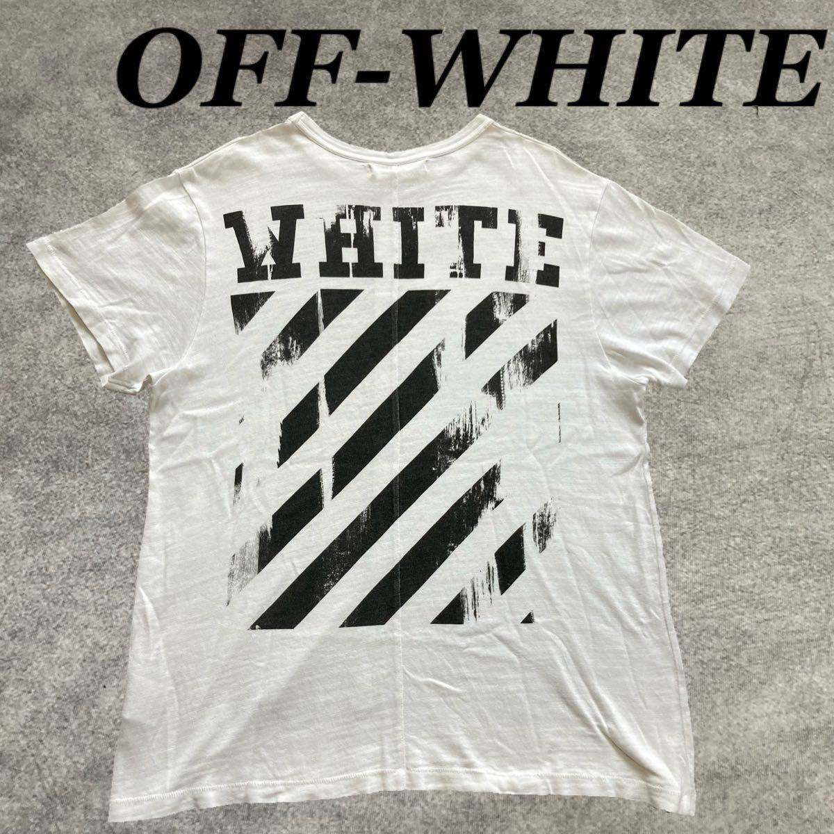 OFF-WHITE オフホワイト 定番バックビックロゴ プルオーバー パーカー
