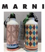 限定品◆希少 マルニ Marni Market タンブラー 水筒 ボトル ウォーターボトル マルニマーケット 2種類 箱入り マルニ紙袋付 ②マルチカラー_画像1