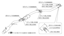 柿本 改 チェイサー E-JZX100 前期 マフラー オールステンレス 品番:T31348 KAKIMOTO　RACING HYPER FULLMEGA N1+Rev._画像2