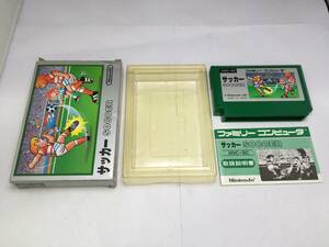 中古AB★サッカー/銀箱バーコード無★ファミコンソフト