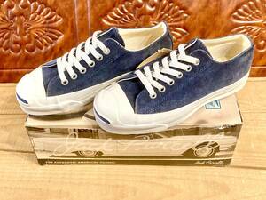 ★☆90s!USA!希少レア!コンバース JUCK PURCELL SUEDE ネイビー 4 23cm converse ジャックパーセル スエード 紺 デッド ビンテージ 223★