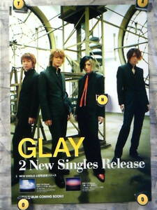 p4【ポスター/B-2-515x728】GLAY/またここであいましょう/2002-7/SCD発売告知用非売品ポスター