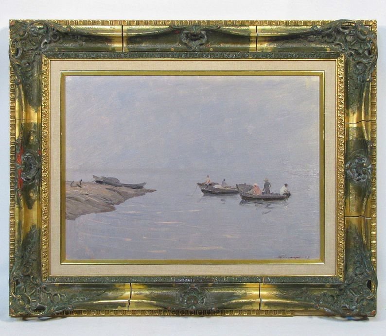 ヤフオク! -「舟」(油彩) (絵画)の落札相場・落札価格