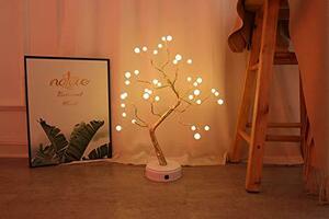 【Fairy tree 妖精の光】ライト付きツリー装飾LED ツリーライト ツリーランプ 装飾 (Pearl Warm White)