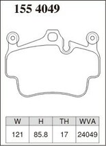 ディクセル ブレーキパッド ES フロント ポルシェ 911(997) カレラ4/タルガ4 99705 99705KF H17.8～H20.6 3.6L 車台No.～99Z8S7#####_画像2