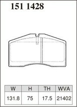 DIXCEL ディクセル ブレーキパッド RAタイプ フロント用 ポルシェ 911 (993) カレラ 4S ターボルック 993C4S H8～H10 3.6L_画像2