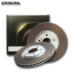 DIXCEL ディクセル ブレーキローター HDタイプ リア用 プジョー 2008 GT ブルーHDi P24YH01 R4.3～ 1.5L