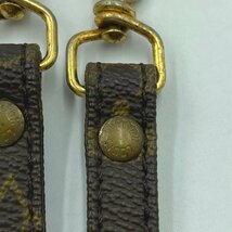 【中古】Louis Vuitton ショルダー ストラップ 旧型 ＜アクセサリー＞ モノグラム ルイヴィトン ブラウン バッグアクセサリー ゴールド金具_画像3