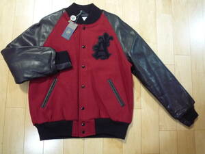 【新品】SAINT ALFRED（セイントアルフレッド）VARSITY JACKET☆GOLDEN BEAR（ゴールデンベアー）スタジアムジャンパー☆袖革・ウール