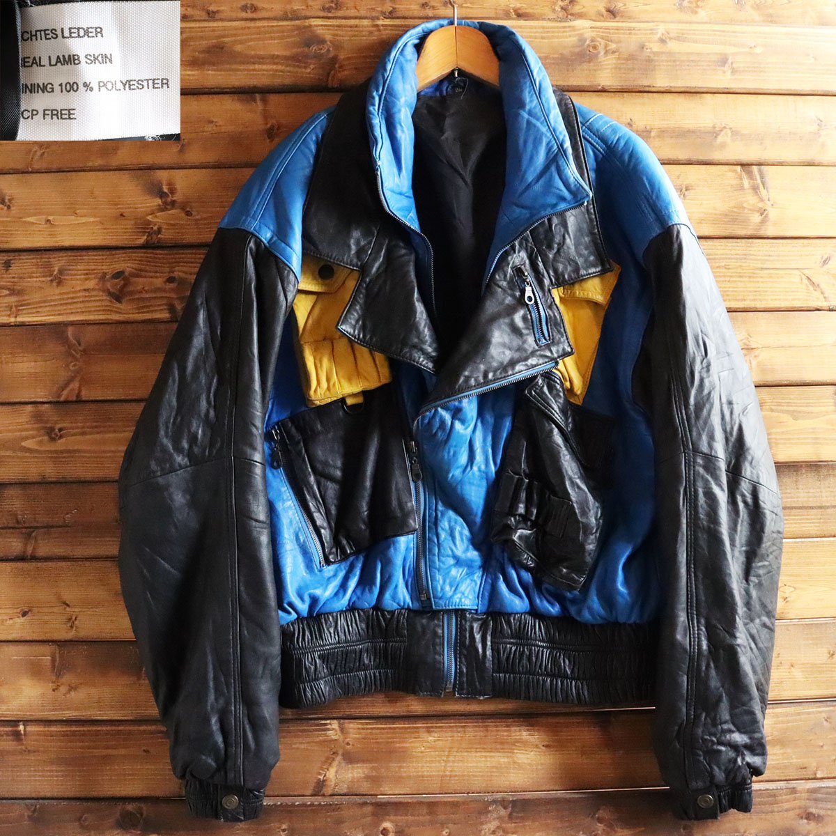 待望の再入荷! 革ジャン ラムレザージャケット vent couvert ベント