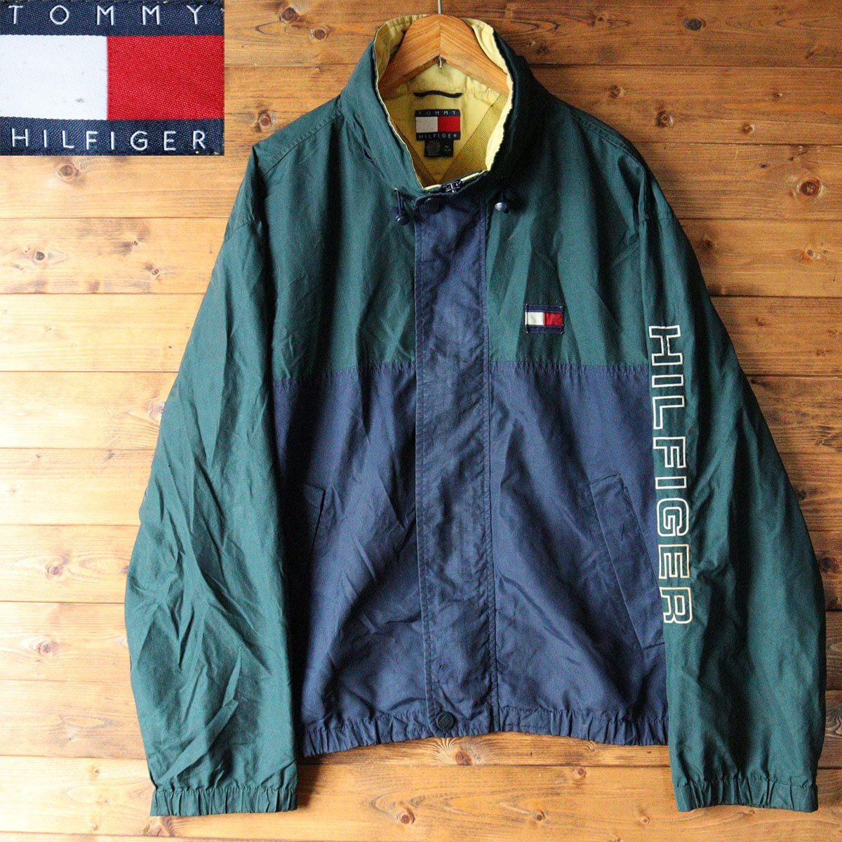 ヤフオク! -tommy hilfiger 90s ナイロンジャケットの中古品・新品・未 【驚きの値段】 TOMMY JEANS ナイロンアノラックパーカー 90年代 マウンテンパーカー