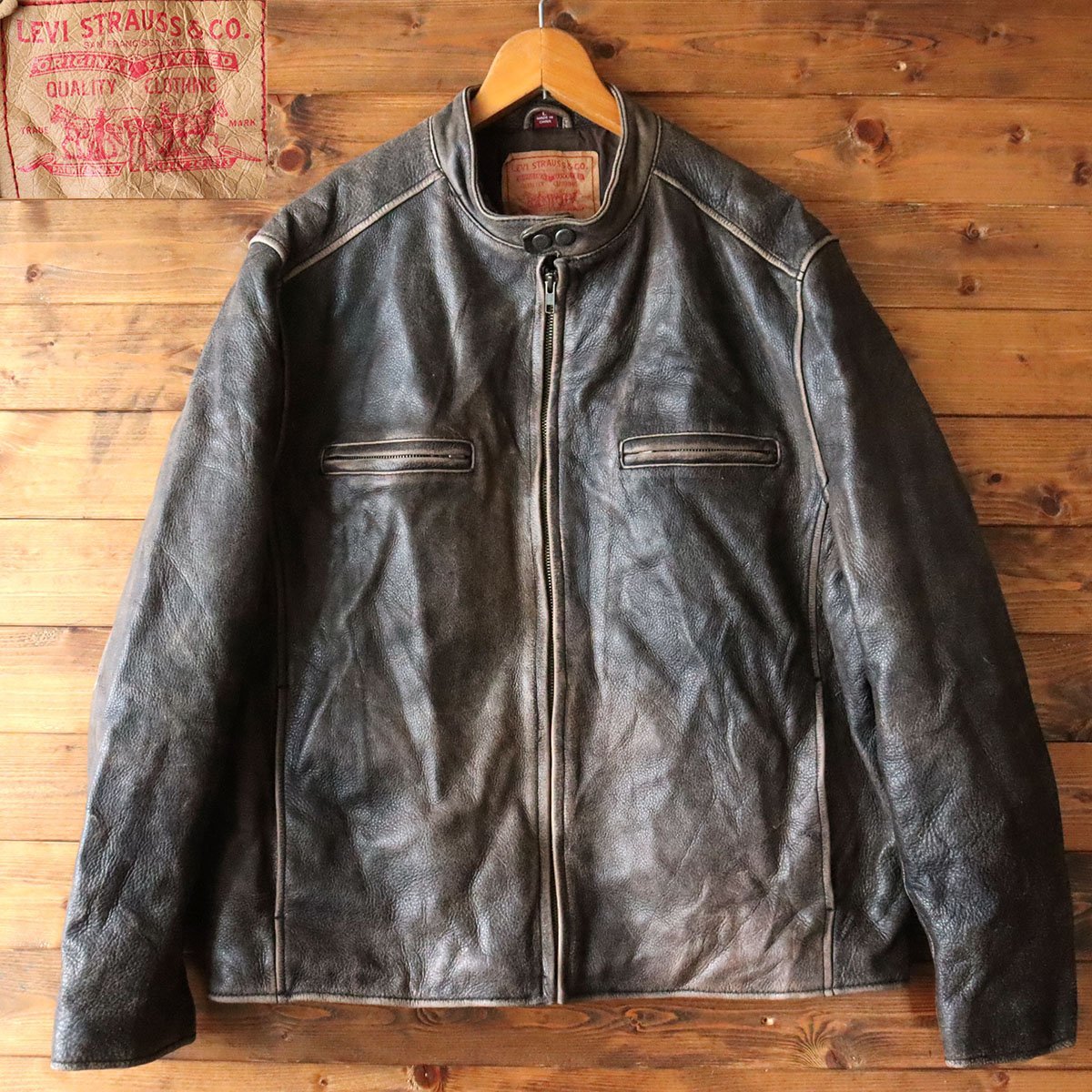 ヤフオク! -リーバイス ライダースの中古品・新品・未使用品一覧 直販正規品 リーバイス レザージャケット ライダース 革ジャン 古着 アメリカン レザージャケット