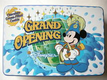 株式会社オリエンタルランド 東京ディズニーシー ミッキーマウス チョコレート缶 GRAND OPENING_画像1