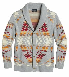 即決！PENDLETON ペンドルトン MISSION TRAILS コットン ショールカラー カーディガン GREY　M