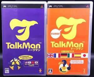 PSP TalkMan　トークマン/トークマン　ヨーロッパ言語版 2本セット【送料無料・追跡付き発送】