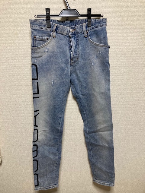 DSQUARED2 ディースクエアード メンズ レザーデニムジャケット